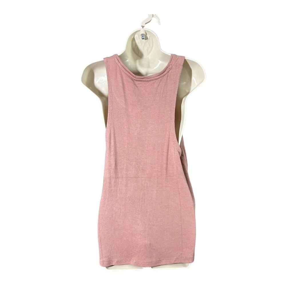 NWT Athleta Well Rested Sleeveless Rib Sleep Tank Palermo Pink Size Large NWT - Picture 4 of 8